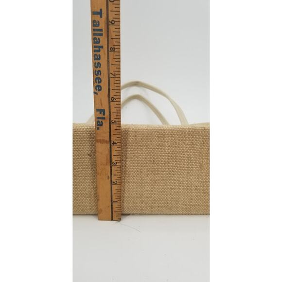 Caron Vintage Houston Texas Hand Bag purse Florals Top handle Beaded  Tapestry - Picture 9 of 10